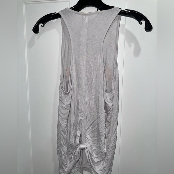 Gray Gymshark Floral Lettering Tank Top - Picture 2 of 2